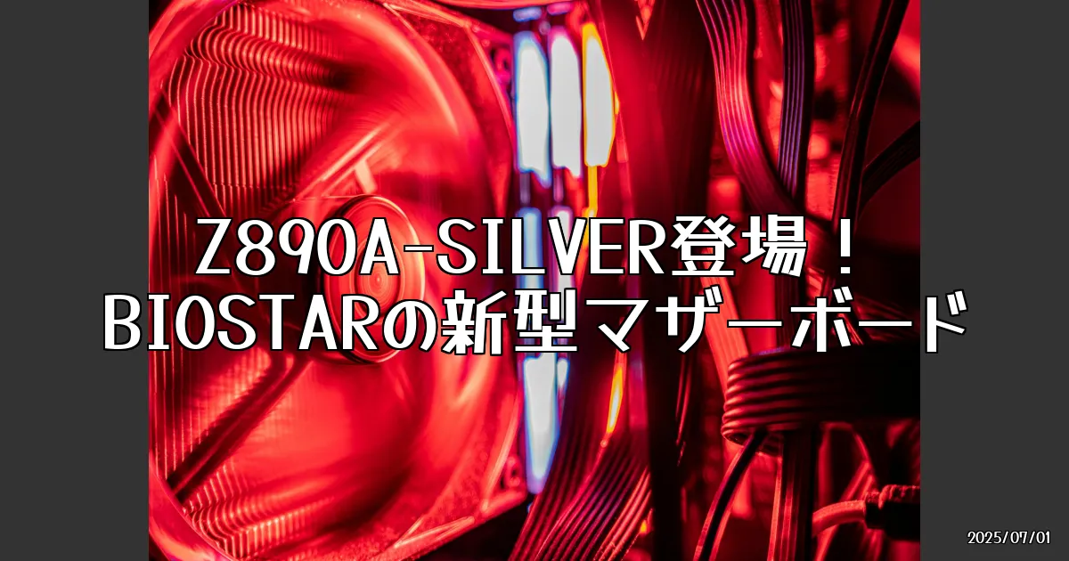 EyeCatch:Z890A-SILVERで未来のゲーム体験を！