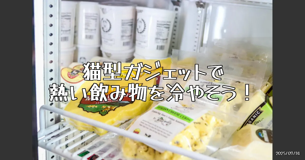 EyeCatch:猫舌ふーふー：熱い飲み物を冷ましてくれる新しい相棒