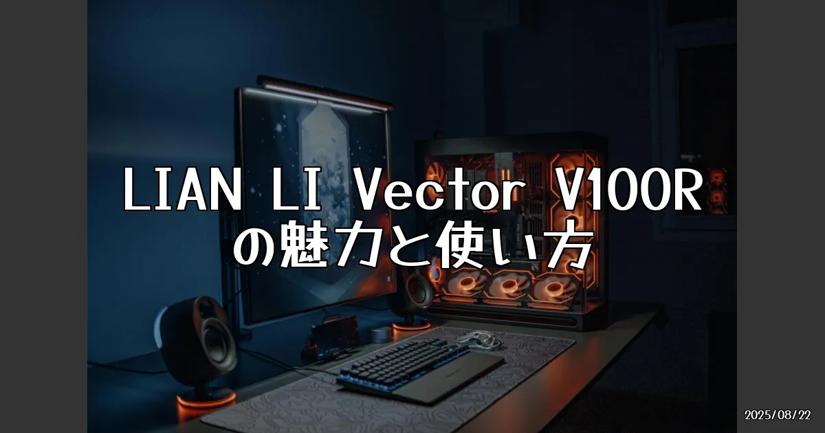 EyeCatch:Vector V100Rがやってきた！フィギュアと共存するPCケースの魅力