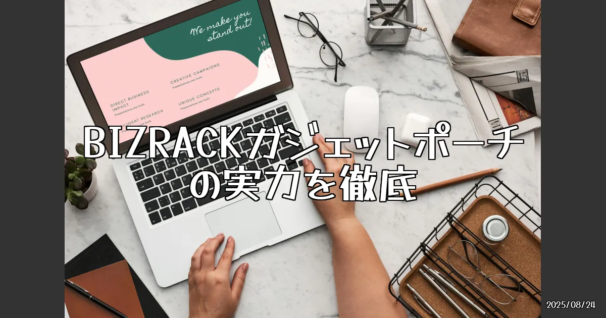 EyeCatch:BIZRACKガジェットポーチ：使ってみたら意外な発見があった