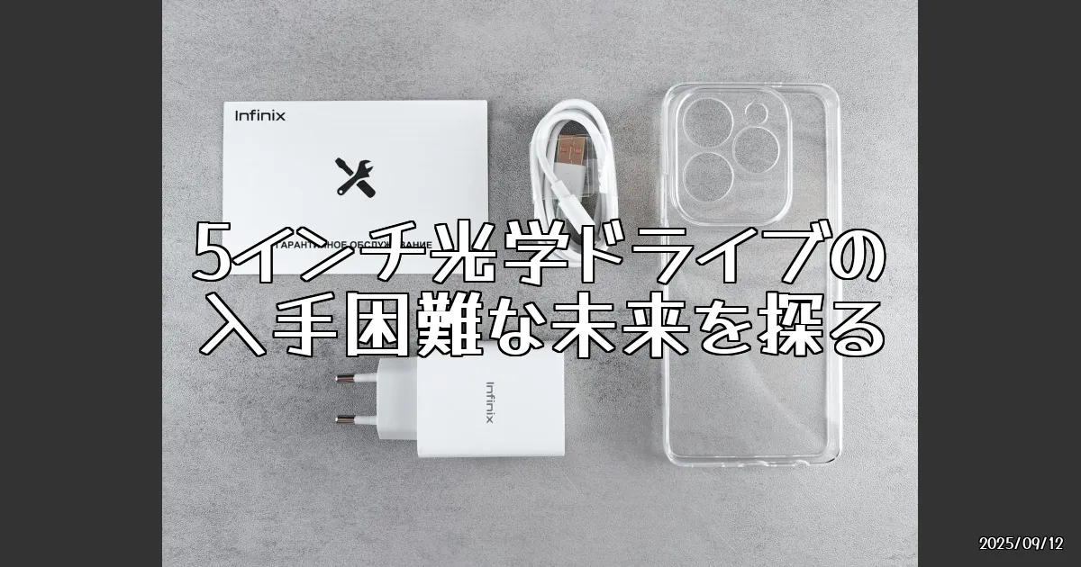 EyeCatch:5インチ光学ドライブ、入手困難の未来に備えよ！