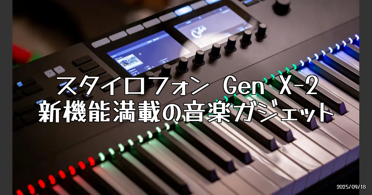 EyeCatch:スタイロフォン Gen X-2、再び音楽の革命をもたらす！
