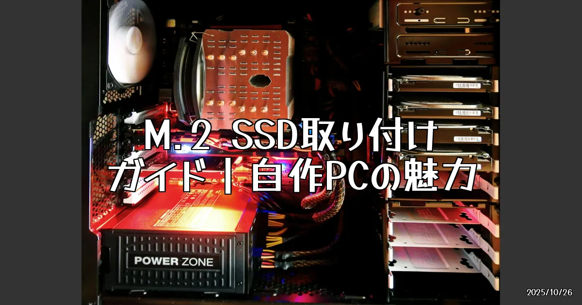 EyeCatch:M.2 SSDの取り付けと初期設定ガイド