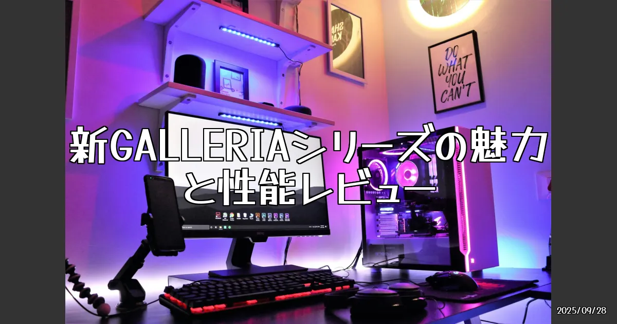 EyeCatch:新GALLERIAシリーズ、パワーアップしたゲーミングPCの魅力とは？