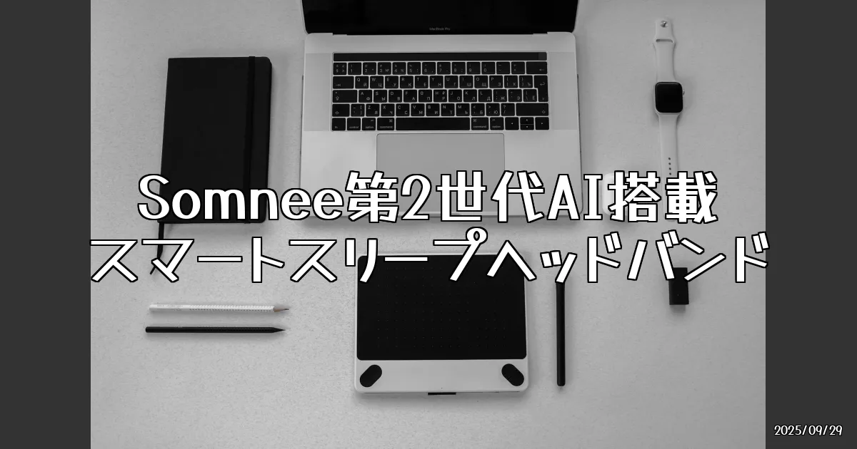 EyeCatch:Somnee第2世代AI搭載スマートスリープヘッドバンド、夢の世界へようこそ！