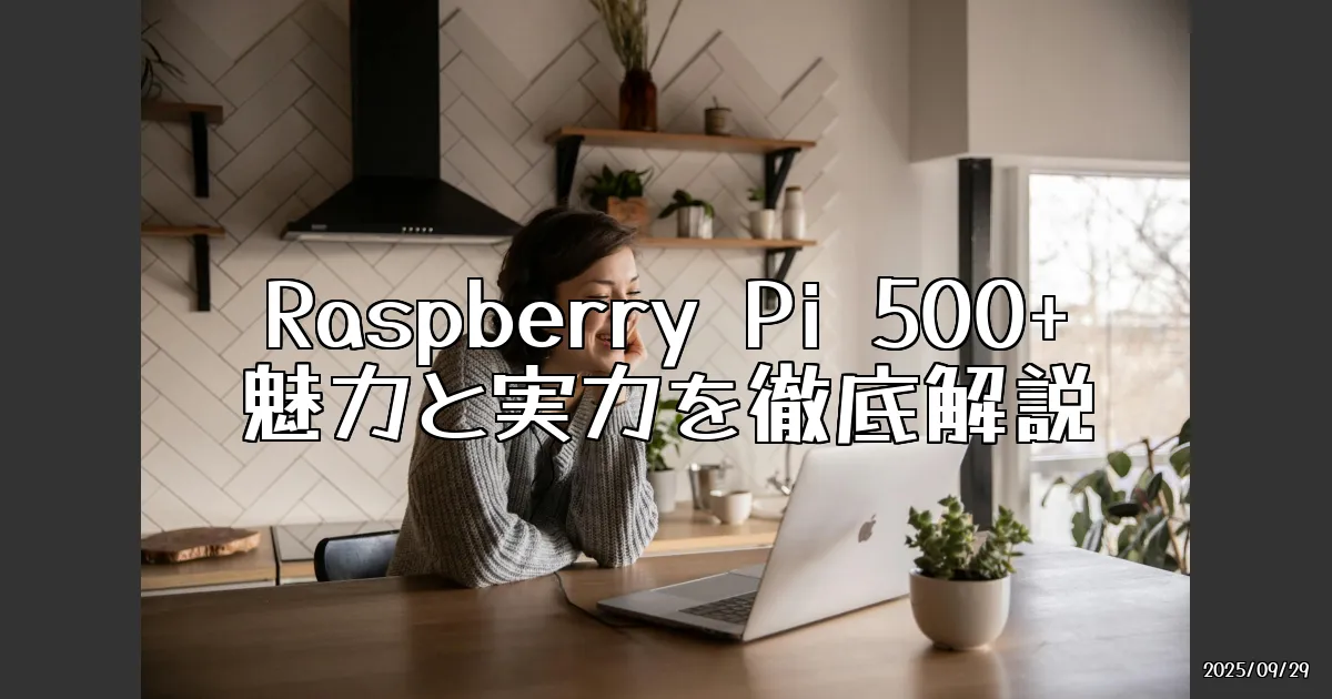 EyeCatch:Raspberry Pi 500+が登場！16GB RAM＆RGBメカニカルキーボード一体型PCの実力は？