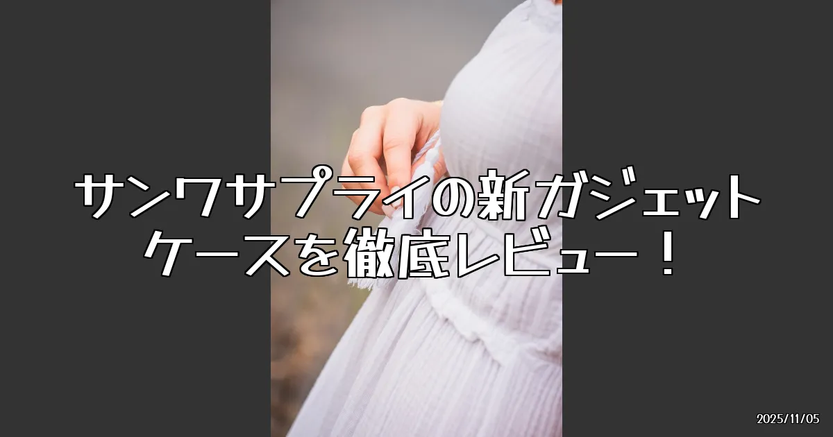 EyeCatch:サンワサプライの新ガジェットケースが超便利！